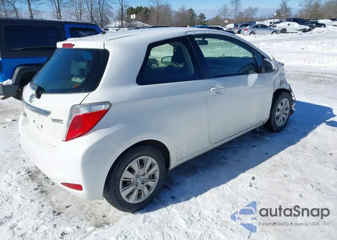 2013 Toyota Yaris L из США, поврежденный, VIN JTDJTUD31DD565461